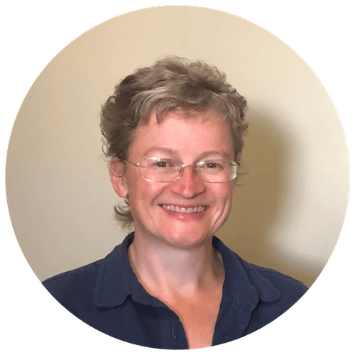 Headshot of Rachael Kennard-Wall from Its All About Health in the clinic room.